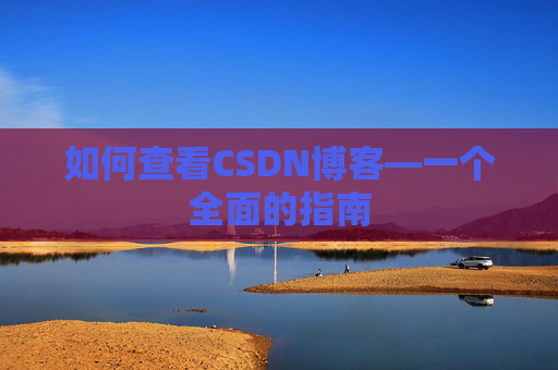 如何查看CSDN博客—一个全面的指南
